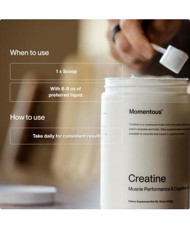 Momentous Three - Creatine Monohydrate Powder (90 Servings) Grass-Fed Whey Protein Powder (Vanilla) & Omega-3 Fish Oil 1600mg - Daily Essentials for Strength Performance & Lean Muscle Recovery - Buy Online on GoSupps.com