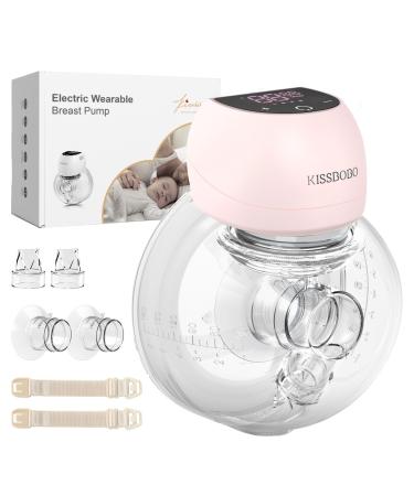 Breast Pump Electrical Hands Free 4 Modes 12 Levels with LED Dispaly Electric Wearable Breast Pumps Low Noise Painless Rechargeable Wireless Portable Pump W/ 21/24MM Flanges(Pink) Pink*1 - Buy Online on GoSupps.com
