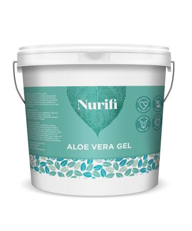 Aloe Vera Gel - 32oz - by Nurifi - Pure & Cold Pressed - for Body  Face & Hair