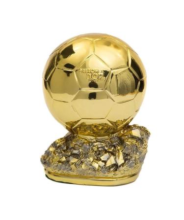 Golden Ballon Football Trophy Champion Trophy Golden Ball Soccer Trophy Best Player Awards 16cm/6.3"