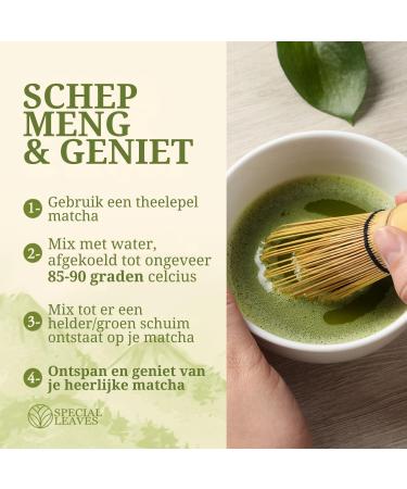 Special Leaves Matcha Tea Powder 90 grams 100 Natural Japanese Tea Premium Matcha Powder - Buy Online on GoSupps.com