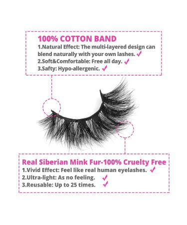 SY LASHES 18mm Mink 3D Cat Eye Fluffy Cross False Eyelashes - 4Pairs Luxury Volume 5D Fake Eyelashes - Buy Online on GoSupps.com