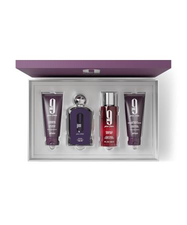 Afnan 9 PM Pour Femme Luxury Perfume Gift Set Eau De Parfum (3.4 Oz) Shower Gel (3.4 Oz) Body Mist (5.0 Oz) Body Lotion (3.4 Oz) 9 PM Femme Gift Set - Buy Online on GoSupps.com