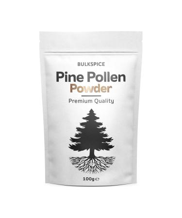 BULKSPICE Pine Pollen Powder 100 grams Premium Quality Natural Testosterone Booster Pine Pollen Vitamin & Fiber