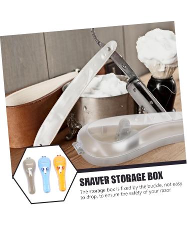 Buy Hapinary Razor Storage Box - 3 Boxes Organizer for Safety Razors & Electric Shavers | Premium Protection Etui for Men - Buy Online on GoSupps.com