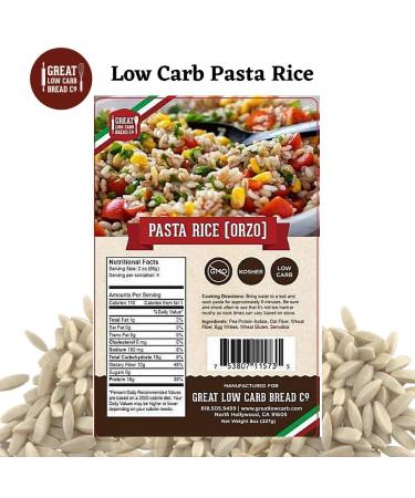 Great Low Carb Bread Co. Keto Pasta Rice Noodles - 8 Ounce Pack - Buy Online on GoSupps.com