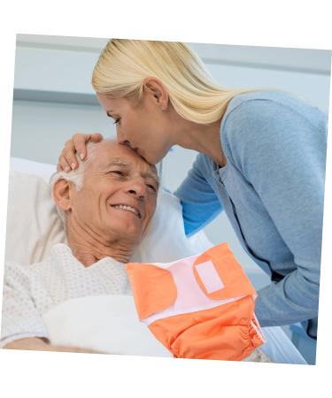 DOITOOL 3pcs Briefs - Adjustable Reusable Underwear Cover for Men and Women - Leakproof and Leakfree Pants for Adults, Seniors, and Disabled - Orange - Buy Online on GoSupps.com