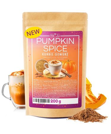 He-Ju pumpkin spice for pumpkin spice latte macchiato 1x 200g, pumpkin spice for pumpkin puree and pumpkin pie, natural, vegan and gluten free