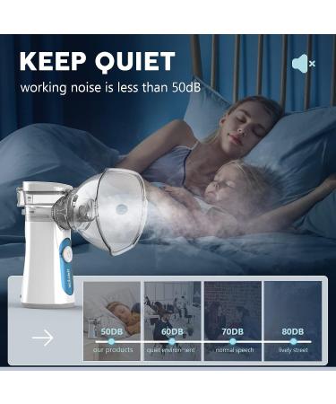 Portable Handheld Rechargeable Nebulizer for Kids & Adults - Asthma Therapy & Albuterol Inhaler - Buy Online on GoSupps.com