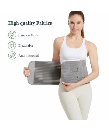 HeerTeaj Postpartum Belly Belt | Adjustable Post-Operative & Lumbar Support for Abdomen & Back Pain - M Size - Buy Online on GoSupps.com