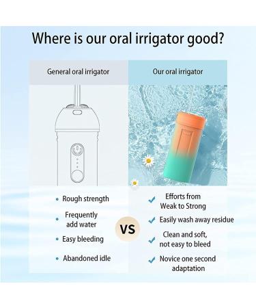 Pulse Rechargeable Water Flosser - Portable Cordless USB Oral Irrigator for Optimal Dental Care - Buy Online on GoSupps.com