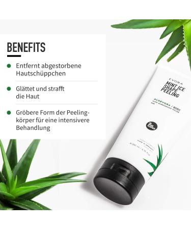 EVORA Aloevora Mint Ice Shape Peeling - Coarse Aloe Vera Body Peeling for Impure Skin | Shop Internationally - Buy Online on GoSupps.com