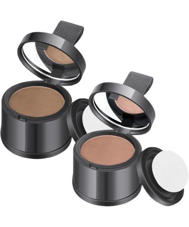 2Pcs Root Touch Up Powder Windproof & Sweatproof Hairline Powder for Women & Wen Natural Stain-Proof Hair Loss Concealer Hairline Powder for Thinning Hairline Light Brown & Brown Light Brown Brown - Buy Online on GoSupps.com