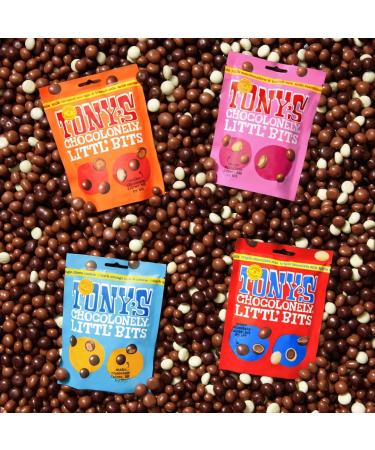 Tony's Chocolonely Mini Milk Caramel Sea Salt Chocolate Balls - 100g Sharing Box Snacks - Buy Online on GoSupps.com
