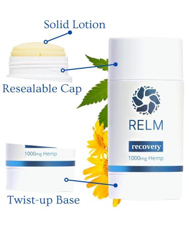 Hemp Roll On Stick | 1000 mg (3 oz) Balm Stick | Arnica Essential Oil Cocoa Butter Natural Ingredients | Muscle Rub - Buy Online on GoSupps.com