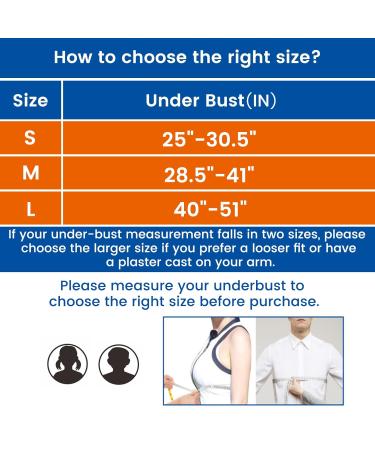 Arm Sling for Shoulder Injury - Adjustable Immobilizer Brace Support for Rotator Cuff Surgery | Mesh Version Large Right Arm (40-51 inch - Buy Online on GoSupps.com