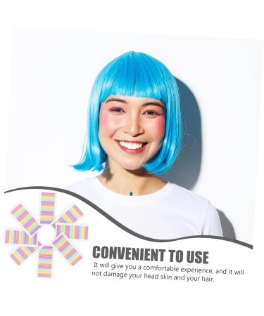 FRCOLOR 8 Sheets Traceless Wig Film Waterproof Lace Tape Scalp Tape for Wigs Lace Wig Tape Lace Tape for Wigs Hairline Wig Sticker Double Sided Tape Hair Bands Accessories Water Proof Glue - Buy Online on GoSupps.com