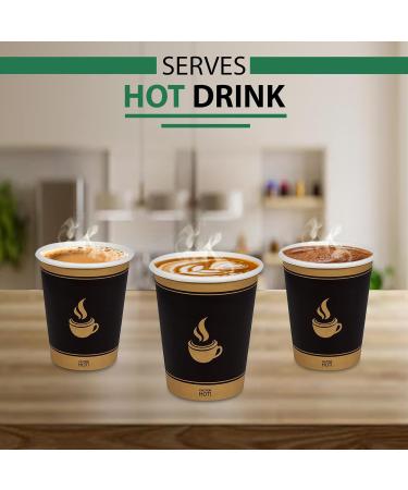 Morning Dew (1000 Count) 8 oz Hot Paper Cups to Go Hot Coffee Cups Disposable Cups for Hot Beverages Paper Cups Perfect for Restaurants & Takeout Cafes 8 oz 1000 - Buy Online on GoSupps.com