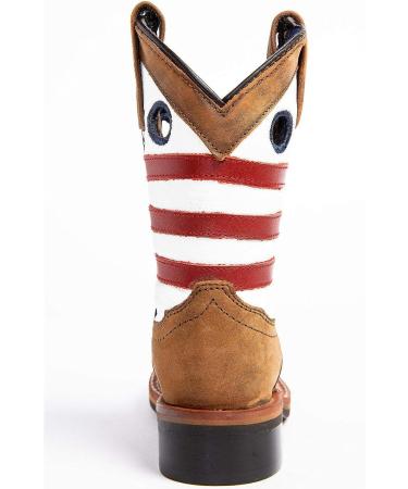Cody James Boys' USA Flag Cowboy Boot - Broad Square Toe - Size 13 Little Kid, Brown - Buy Online on GoSupps.com