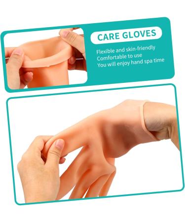 DOITOOL 2 Pairs Moisturizing Gloves Hand Softening Gloves Moisture Gel Gloves Dry Hand Gloves Cracked Gel Gloves Sleeping Gloves Moisture Gloves for Dry Hands Spa Sebs Miss Anti Wrinkle - Buy Online on GoSupps.com