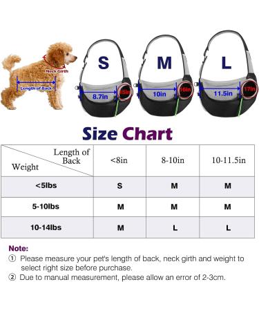 Pawaboo Dog Carrier Bag - Adjustable Pet Shoulder Bag for Travel - Perfect for Small Dogs Black - S Size - Buy Online on GoSupps.com
