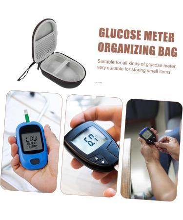 Iwowhero EVA Pocket Glucometer Case Organizer Bag for Diabetic Test Kits - Travel Sleeve for Nurses & Medical Use - Buy Online on GoSupps.com