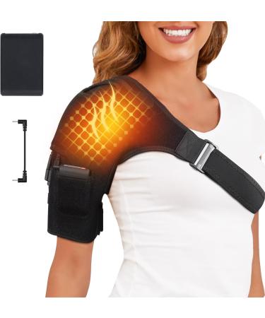 Buy Cordless Shoulder Heating Pad - Portable Electric Heated Wrap for Men & Women - Hot Cold Modes - Left & Right Shoulder - International Shipping Available - Buy Online on GoSupps.com