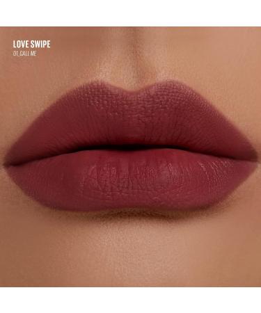 Kaja Lip Mousse - Love Swipe 01 Call Me | with Raspberry Seed Oil and Vitamin E Buildable Blendable Moisturizing Velvet Finish Weightless Texture Deep Shades Vivid Color Long Lasting 0.22 Oz - Buy Online on GoSupps.com