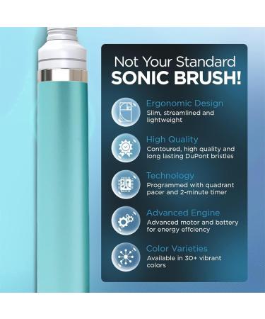 Pop Sonic Ombre Electric Toothbrush for Kids | Travel-Friendly 2 Speed 15 000-30 000 Strokes/Minute Durable Dupont Bristles - International Shipping Available - Buy Online on GoSupps.com