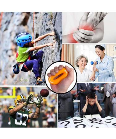 Boaton Hand Grips for Basketball Football Workout | 30LB Orange Grip for Pull-ups Weightlifting Rock Climbing Training Equipment - Boys and Girls Gear - Buy Online on GoSupps.com