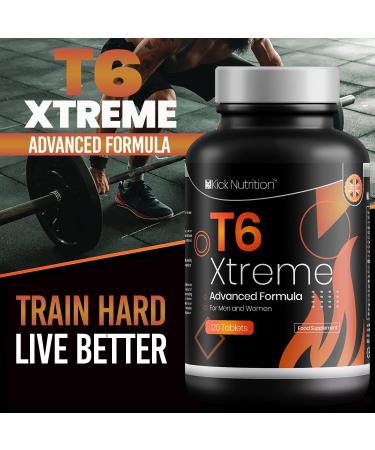 Xtreme T6 Powerful Fat Burners - 120 Weight Management Pills | Metabolism Booster for Weight Loss & Keto Diet | Vegetarian/Gluten Free - Made in UK - Buy Online on GoSupps.com