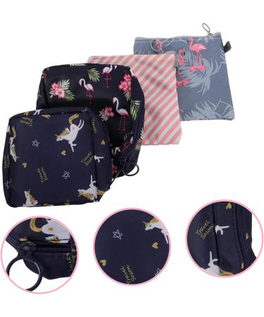 Lurrose Period Pad Bags - 4pc Napkin Storage & Jewelry Pouch for Women - Canvas Purse First Period Kit for Girls - Tampon Pouch & Period Kit Bag - Buy Online on GoSupps.com