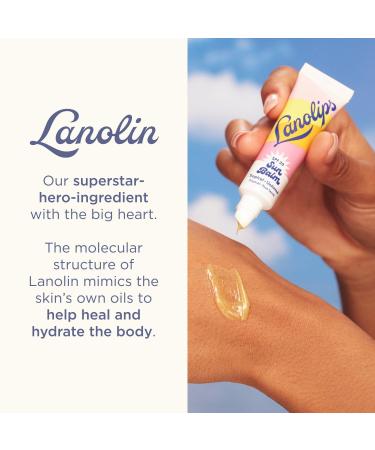 Lanolips Sun & Rescue Lip Duo Sun Balm Tropical SPF 30 (0.44 oz) & 101 Ointment Coconutter (0.35 oz) for Hydrated Protected and Healthy Lips - Buy Online on GoSupps.com
