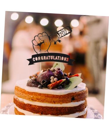 12pcs 2022 Graduation Season Cake Grad Cupcake Topper Congrats Cake Decoration Grad 2022 Cake Decorations 2022 Graduation Cake Picks Cupcake Cups Cupcakes Paper Graduate Buffet Black 15X12.5CM - Buy Online on GoSupps.com