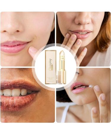 Color-changing lip balm 3.5 g glossy glassy finish color-changing lipstick nourishing and plumping tinted | Plumping lip balm for makeup beautiful - Buy Online on GoSupps.com