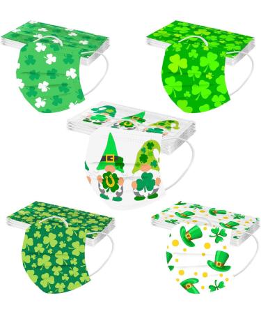 50Pcs Adult St. Patrick's Day Disposable_Face_M sks for Holiday Party St Patricks Day Decorations Breathable Protection Saint Patricks Decor for Adults Women Men - Buy Online on GoSupps.com