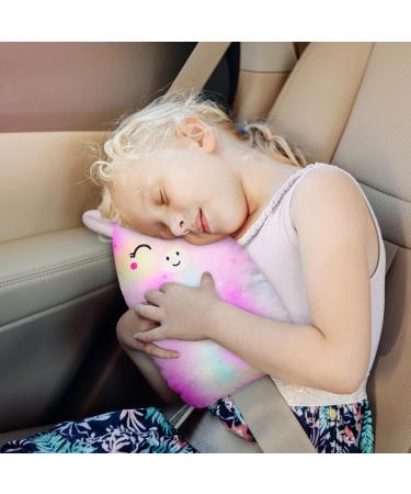 Basumee Unicorn Seat Belt Covers for Kids - Purple Seat Belt Pads for Car Head Support - Buy Online on GoSupps.com