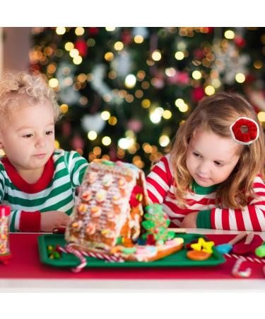Miaija 12Pieces Hair Scrunchies Christmas Soft Hair Ropes Ponytail Holder Red and White Elastic Hair Ties Hair Accessory for Girls Women - Buy Online on GoSupps.com