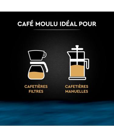  Carte Noire CARTE NOIRE - Carte Noire Decaffeinated Ground Coffee - Arabica Ground Coffee - Unique & Deep Flavour - Pack of 250g - Made in France - Buy Online on GoSupps.com