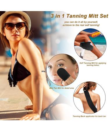 Celecily Fake Tan Mitt Applicator | Self-Tanned Mitt for Flawless Application | Patented Velvet Tanning Solution | Buy Internationally - Buy Online on GoSupps.com