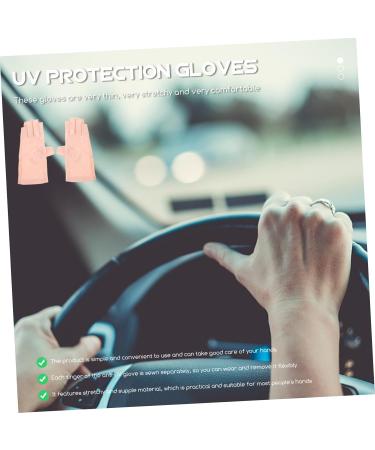 FOMIYES 4 Pairs Sun Protection Half Finger Gloves UV Shield Gloves Summer Gloves UV Prevention Gloves Salon Nail Art Tools Skin Protective Gloves Accessories Pink Ultra Thin Miss Nylon - Buy Online on GoSupps.com