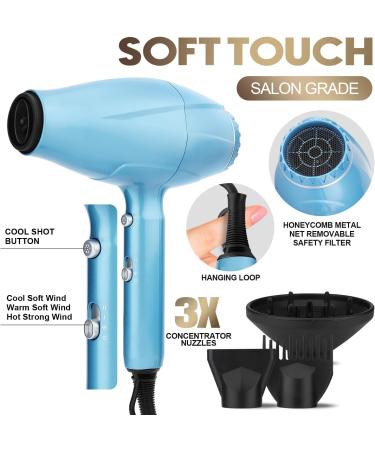 RESUXI Professional Hair Straightener & Dryer Set | Titanium Flat Iron & 2-in-1 Curler | Fast Drying Low Noise Ionic Blow Dryer with Diffuser - International Shipping Available - Buy Online on GoSupps.com