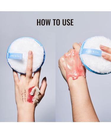 JUNO & Co. Reusable Makeup Remover Pad - Washable Face Cleansing Pad | Eco-Friendly Beauty Tool - Buy Online on GoSupps.com