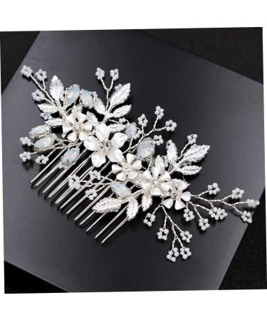FRCOLOR Set of 3 Wedding Hair Combs Hair Accessories Wedding Hair Accessories Wedding Decoration Combs Tiara Combs Hair Comb for the Bride Rhinestone Comb Rhinestones Headpiece Millet Beads - Buy Online on GoSupps.com