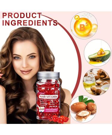 Revitalize Your Hair with Hair Vitamin Serum Capsules | Repair Damaged Hair & Nourish Dry Hair | International Shipping Available - Buy Online on GoSupps.com