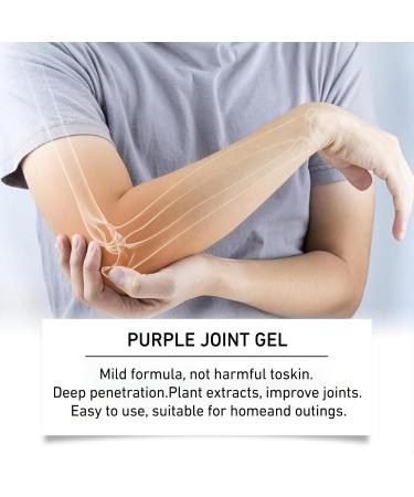 iekufes Joint Purple Gel Soothing Massage Cream Full-Body Joint Support for Knees Lumbar Neck Hands & Feet(2PCS) - Buy Online on GoSupps.com