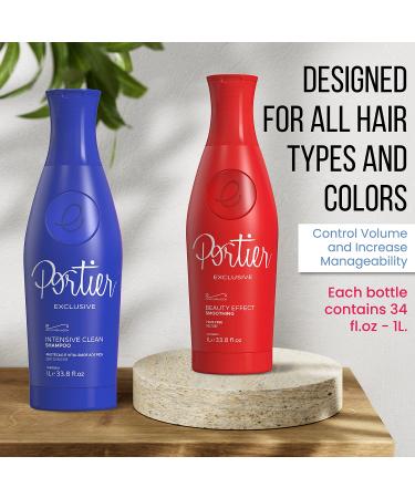 Portier Exclusive Keratin Treatment | 1L | Progressive Brush Smoothing System for Hair Care - International Shipping Available - Buy Online on GoSupps.com