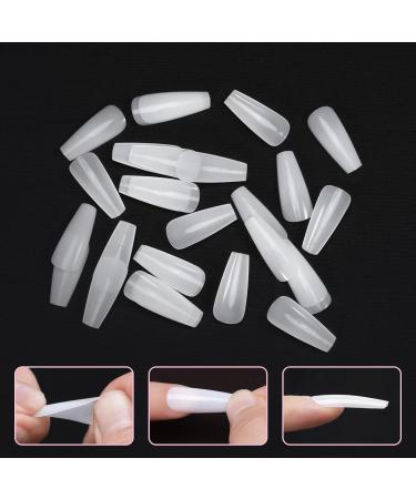 500 Piece White Nail Tips - Acrylic Artificial Nails for Nail Studios & DIY Art - 10 Sizes with Storage Case - Buy Online on GoSupps.com