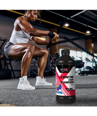 BioX L-Carnitine Liquid 1200mg | Bioavailable L Carnitine Tartrate | Stimulant Free Liquid Shots Performance Muscle Recovery Metabolism Support | Sugar Free No Calories | Blue Raspberry | 32 Servings 473mL (Pack of 2) 473 ml (Pack of 2) - Buy Online on GoSupps.com