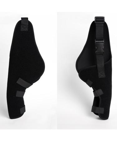 Gralara Adjustable Dog Knee Support Brace for Enhanced Stability and Comfort Left Rear - Buy Online on GoSupps.com